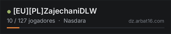 [EU][PL]ZajechaniDLW na lista de servidores de DayZ da AR16