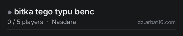 bitka tego typu benc on the AR16 DayZ server list
