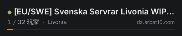AR16 DayZ 服务器列表中的 [EU/SWE] Svenska Servrar Livonia WIPED 15/10  | TRADER | AI | S