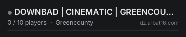DOWNBAD | CINEMATIC | GREENCOUNTY | Discord.gg/downbaddayz on the AR16 DayZ server list