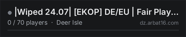 |Wiped 24.07| [EKOP] DE/EU | Fair Play | PvPvE Zones | No Helis on the AR16 DayZ server list