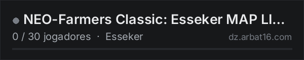 NEO-Farmers Classic: Esseker MAP LINK Cars + na lista de servidores de DayZ da AR16