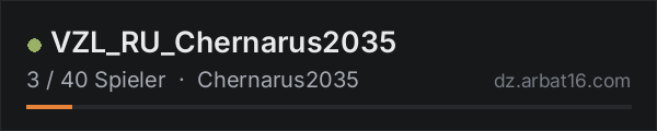 VZL_RU_Chernarus2035 in der DayZ-Serverliste von AR16