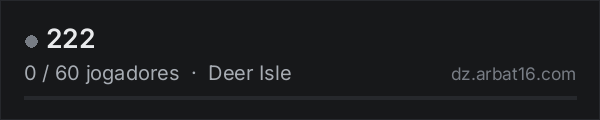 222 na lista de servidores de DayZ da AR16