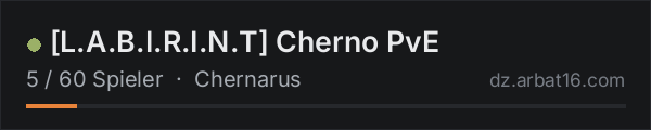 [L.A.B.I.R.I.N.T] Cherno PvE in der DayZ-Serverliste von AR16