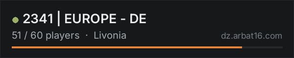 2341 | EUROPE - DE on the AR16 DayZ server list