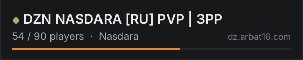 DZN NASDARA [RU] PVP | 3PP on the AR16 DayZ server list