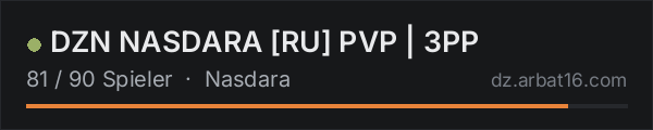 DZN NASDARA [RU] PVP | 3PP in der DayZ-Serverliste von AR16