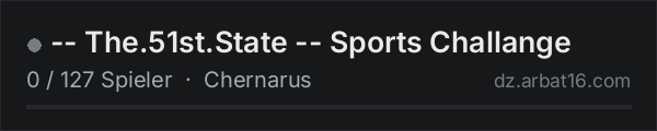 -- The.51st.State -- Sports Challange in der DayZ-Serverliste von AR16