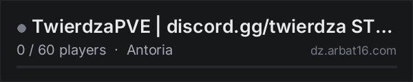 TwierdzaPVE | discord.gg/twierdza     START 14.08 godz 20:00 on the AR16 DayZ server list