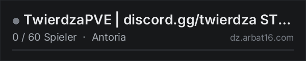 TwierdzaPVE | discord.gg/twierdza     START 14.08 godz 20:00 in der DayZ-Serverliste von AR16