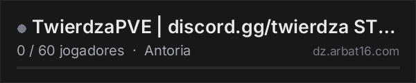 TwierdzaPVE | discord.gg/twierdza     START 14.08 godz 20:00 na lista de servidores de DayZ da AR16