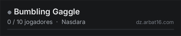Bumbling Gaggle na lista de servidores de DayZ da AR16