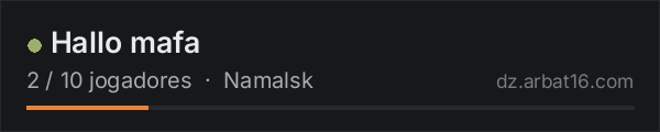 Hallo mafa na lista de servidores de DayZ da AR16