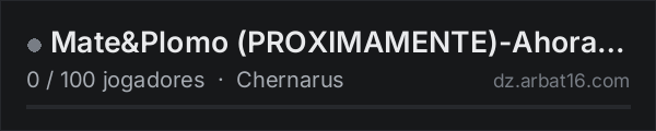 Mate&Plomo (PROXIMAMENTE)-Ahora Testeando na lista de servidores de DayZ da AR16