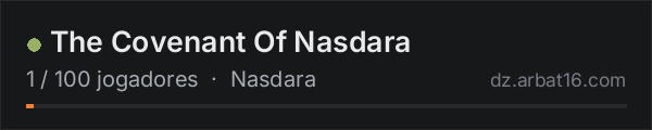 The Covenant Of Nasdara na lista de servidores de DayZ da AR16