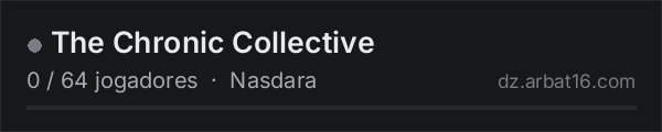 The Chronic Collective na lista de servidores de DayZ da AR16