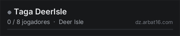 Taga DeerIsle na lista de servidores de DayZ da AR16