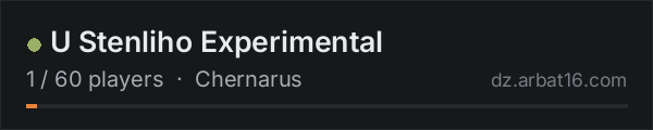 U Stenliho Experimental on the AR16 DayZ server list