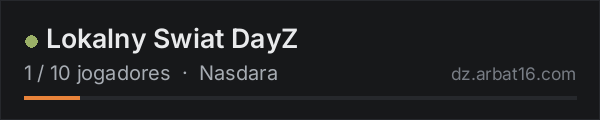 Lokalny Swiat DayZ na lista de servidores de DayZ da AR16