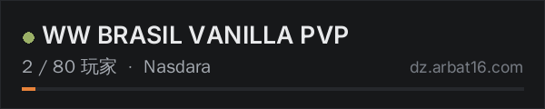 AR16 DayZ 服务器列表中的 WW BRASIL VANILLA PVP