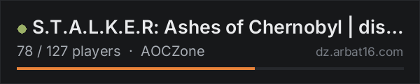 S.T.A.L.K.E.R: Ashes of Chernobyl | discord.gg/aoc on the AR16 DayZ server list