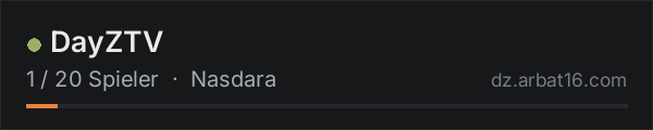 DayZTV in der DayZ-Serverliste von AR16
