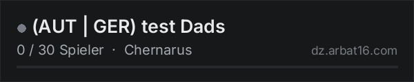 (AUT | GER) test Dads in der DayZ-Serverliste von AR16