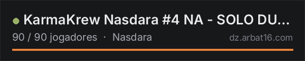 KarmaKrew Nasdara #4 NA - SOLO DUO TRIO | 1PP | VANILLA + MODS na lista de servidores de DayZ da AR16