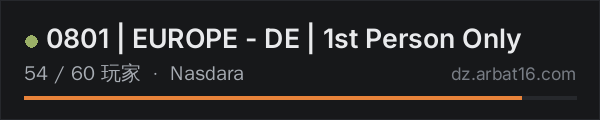AR16 DayZ 服务器列表中的 0801 | EUROPE - DE | 1st Person Only