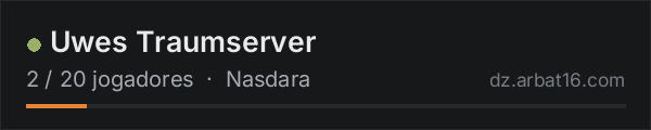 Uwes Traumserver na lista de servidores de DayZ da AR16