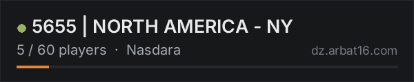 5655 | NORTH AMERICA - NY on the AR16 DayZ server list