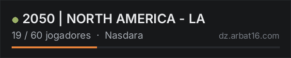 2050 | NORTH AMERICA - LA na lista de servidores de DayZ da AR16