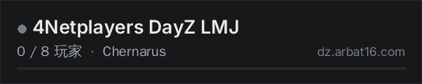 AR16 DayZ 服务器列表中的 4Netplayers DayZ LMJ