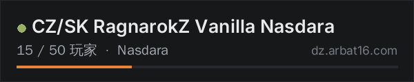 AR16 DayZ 服务器列表中的 CZ/SK RagnarokZ Vanilla Nasdara