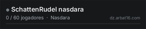 SchattenRudel nasdara na lista de servidores de DayZ da AR16