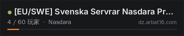 AR16 DayZ 服务器列表中的 [EU/SWE] Svenska Servrar Nasdara Province |