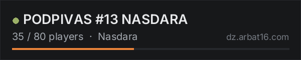 PODPIVAS #13 NASDARA on the AR16 DayZ server list
