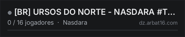 [BR] URSOS DO NORTE - NASDARA #Trader #PvP Bots [BETA] na lista de servidores de DayZ da AR16