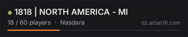 1818 | NORTH AMERICA - MI on the AR16 DayZ server list