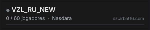 VZL_RU_NEW na lista de servidores de DayZ da AR16