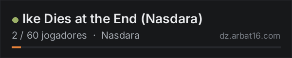 Ike Dies at the End (Nasdara) na lista de servidores de DayZ da AR16