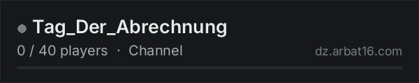 Tag_Der_Abrechnung on the AR16 DayZ server list