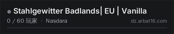 AR16 DayZ 服务器列表中的 Stahlgewitter Badlands| EU | Vanilla