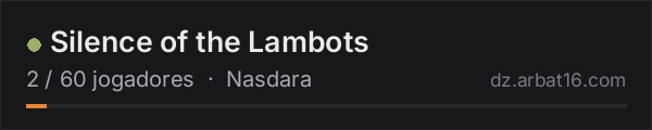 Silence of the Lambots na lista de servidores de DayZ da AR16