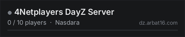 4Netplayers DayZ Server on the AR16 DayZ server list