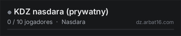 KDZ nasdara (prywatny) na lista de servidores de DayZ da AR16