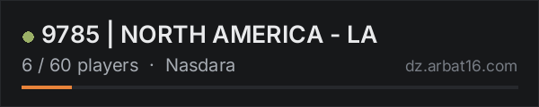 9785 | NORTH AMERICA - LA on the AR16 DayZ server list