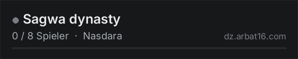Sagwa dynasty in der DayZ-Serverliste von AR16