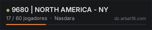 9680 | NORTH AMERICA - NY na lista de servidores de DayZ da AR16